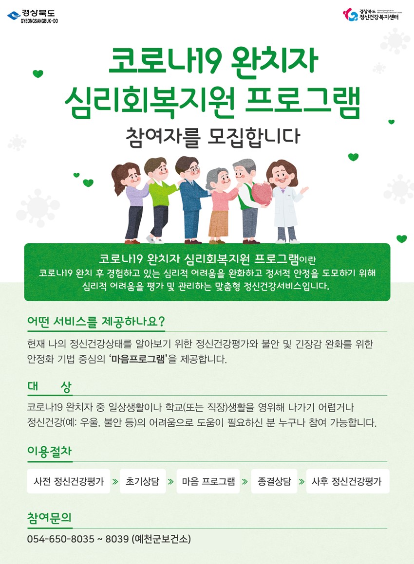 1.2021년 코로나19 완치자 심리회복지원 운영 안내